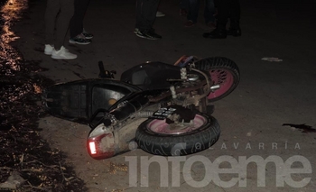 Evoluciona favorablemente el motociclista accidentado Imagen de la nota: Evoluciona favorablemente el motociclista accidentado