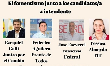 Candidatos a Intendente expondrán ideas ante fomentistas Imagen de la nota: Candidatos a Intendente expondrán ideas ante fomentistas