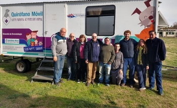 Imagen de la nota: El quirófano veterinario móvil en el barrio CECO