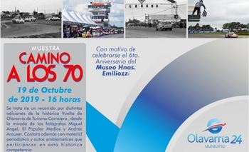 Imagen de la nota: Muestra fotográfica sobre la historia del TC en Olavarría