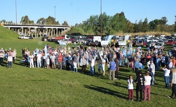 Imagen de la nota: Videos: marcha en apoyo a la caravana del millón