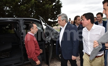 Imagen de la nota: Alberto Fernández llegó a Olavarría 
