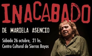 Imagen de la nota: La obra “Inacabado” estará en el Centro Cultural de Sierras Bayas
