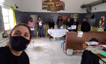 Imagen de la nota: Internas de Azul, en una campaña contra el cáncer de mama