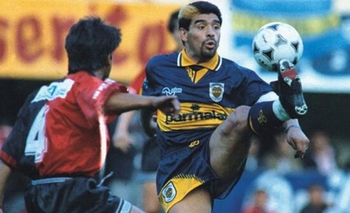 Imagen de la nota: El día que Diego regresó a La Bombonera 