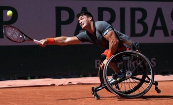 Imagen de la nota: Gustavo Fernández cayó en la final de dobles 