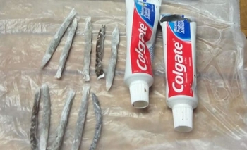Quisieron pasar droga a la cárcel en dentífrico y cremas Imagen de la nota: Quisieron pasar droga a la cárcel en dentífrico y cremas