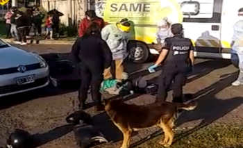 Imagen de la nota: Violento choque en Parque Avellaneda