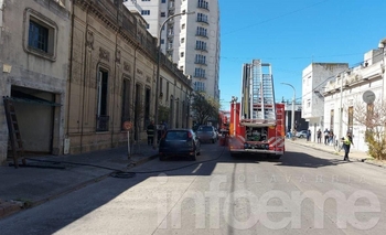 Imagen de la nota: Se incendió una casa en pleno centro 
