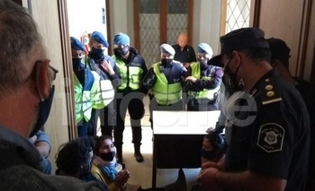 Imagen de la nota: Robbiani recibió a manifestantes