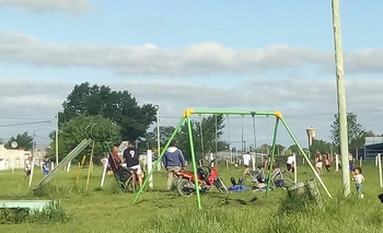 Imagen de la nota: Irresponsables jugaron un partido de fútbol