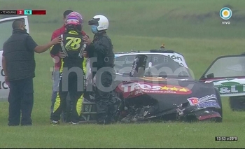 Imagen de la nota: Video del impacto desde el auto de Weimann