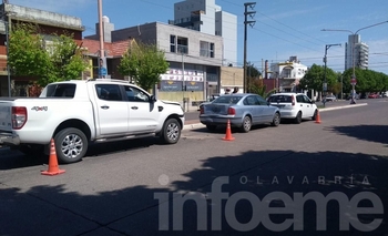 Imagen de la nota: Choque en cadena por alcance en la Avenida Colón