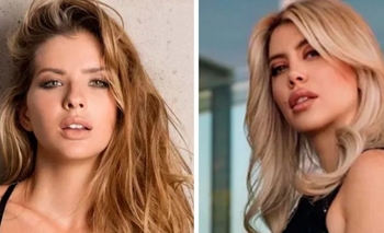 Imagen de la nota: Filtran los chats entre la China Suárez y Wanda Nara