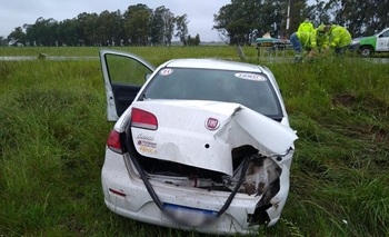 Imagen de la nota: Un remisero hospitalizado tras despistar en el camino a L´Amalí