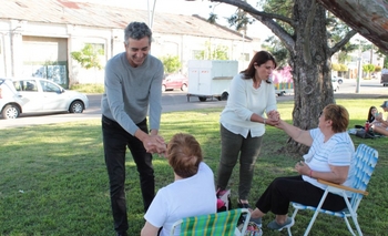 Imagen de la nota: Florencio Randazzo estuvo en Olavarría con comerciantes