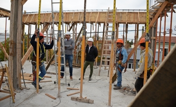 Imagen de la nota: Roca Merlo: avanza la obra del Jardín Nº 929 