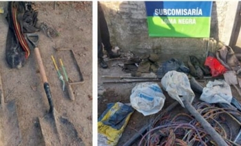 Imagen de la nota: Investigan 200 kg de cable hallados en pozos al costado de la Autopista Fortabat