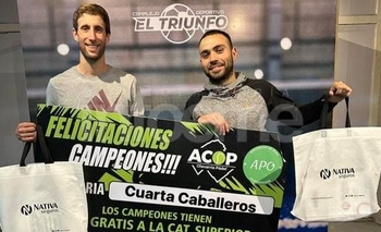 Imagen de la nota: Las categorías Pares iniciaron la 12° fecha del Calendario ACOP