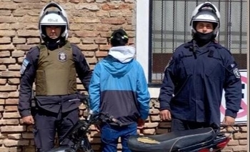 Imagen de la nota: Iba en una moto con pedido de secuestro, lo pararon y fue aprehendido