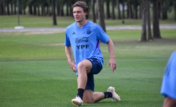 De la Vega completó otra semana con Argentina Sub23 Imagen de la nota: De la Vega completó otra semana con Argentina Sub23