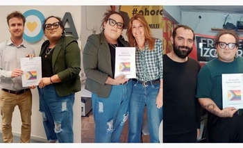 Imagen de la nota: Previo a las elecciones, el Espacio de Diversidad Sexual y Disidencias se reunió con tres candidatos