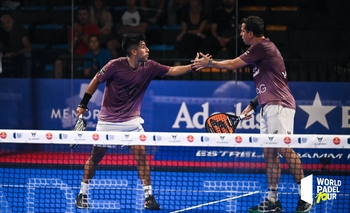 Imagen de la nota: Trabajoso triunfo de Chingotto y Navarro para seguir en carrera