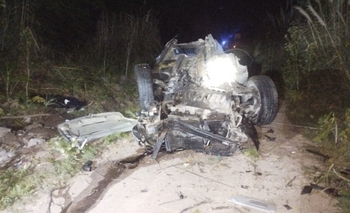 Imagen de la nota: Impactante accidente en Sierras Bayas: un hombre en grave estado