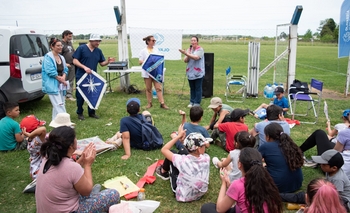 Imagen de la nota: Se realizó la barrileteada 