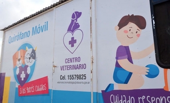 Imagen de la nota: El Quirófano Veterinario Móvil sigue recorriendo Olavarría y las localidades del Partido