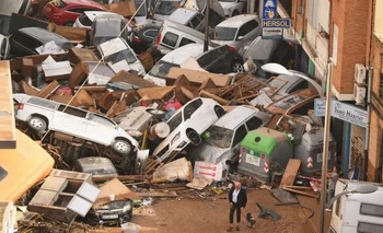 Imagen de la nota: Dramático temporal e inundaciones en España: hay más de 90 muertos en Valencia