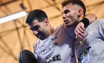 Imagen de la nota: El Premier Pádel se mudó a Milán y Torre debutó con triunfo