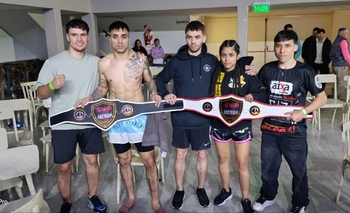 Imagen de la nota: Kick-Boxing: en Laprida hubo festejos para el “Team Sparta”