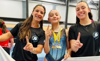 Imagen de la nota: Gimnasta olavarriense se consagró campeona en Rosario