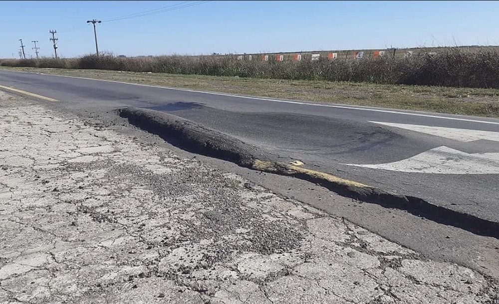 Para Vialidad Nacional, la Ruta 3 en Azul está en buen estado y sin pozos Imagen mas leída