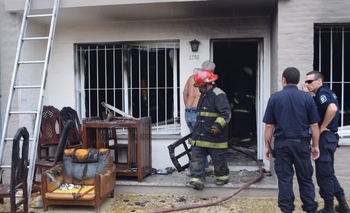 Imagen de la nota: Villa Floresta: Importantes pérdidas en el incendio de una vivienda