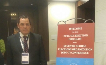 Imagen de la nota: Vitale, observador internacional en las elecciones de EEUU