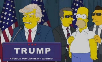 Imagen de la nota: Los Simpsons predijeron la victoria de Donald Trump
