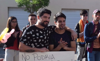 Imagen de la nota: “Denunciaremos al patovica homofóbico que nos maltrató”