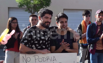 Imagen de la nota: “Denunciaremos al patovica homofóbico que nos maltrató”