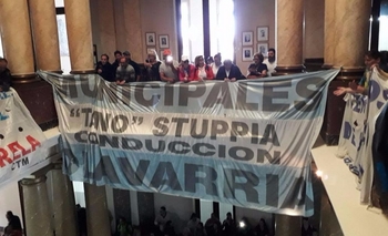 Imagen de la nota: Municipales locales se sumaron a  reclamo en Tandil 