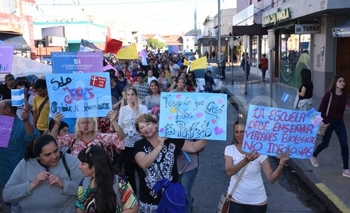 Imagen de la nota: Marcharon bajo la consigna “Con mis hijos no te metas”