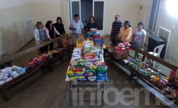 Imagen de la nota: Se repartió la mercadería que juntaron instituciones y sindicatos