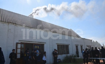 Imagen de la nota: Todas las imágenes de la quema de cocaína 