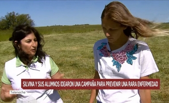 Imagen de la nota: Canal 13 realizó un informe sobre la escuela Nº 35 de Mapis