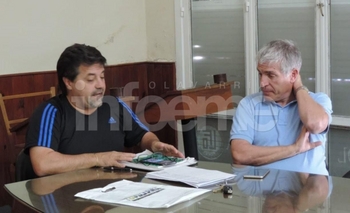 Imagen de la nota: Caruso Lombardi y Labruna con técnicos locales