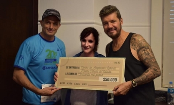 Imagen de la nota: Centro Teresa de Calcuta: Tinelli realizó donaciones