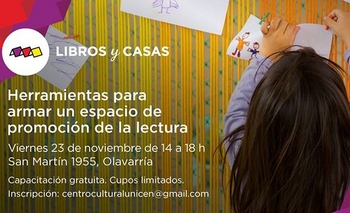 Imagen de la nota: Capacitación para actividades de promoción de lectura