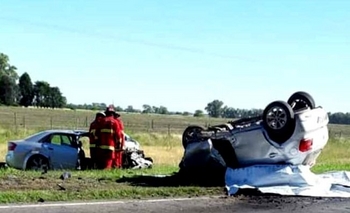 Imagen de la nota: Tres muertos en un accidente fatal sobre ruta nacional 5