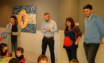 Imagen de la nota: Galli y Jáuregui recorrieron Jardines Maternales